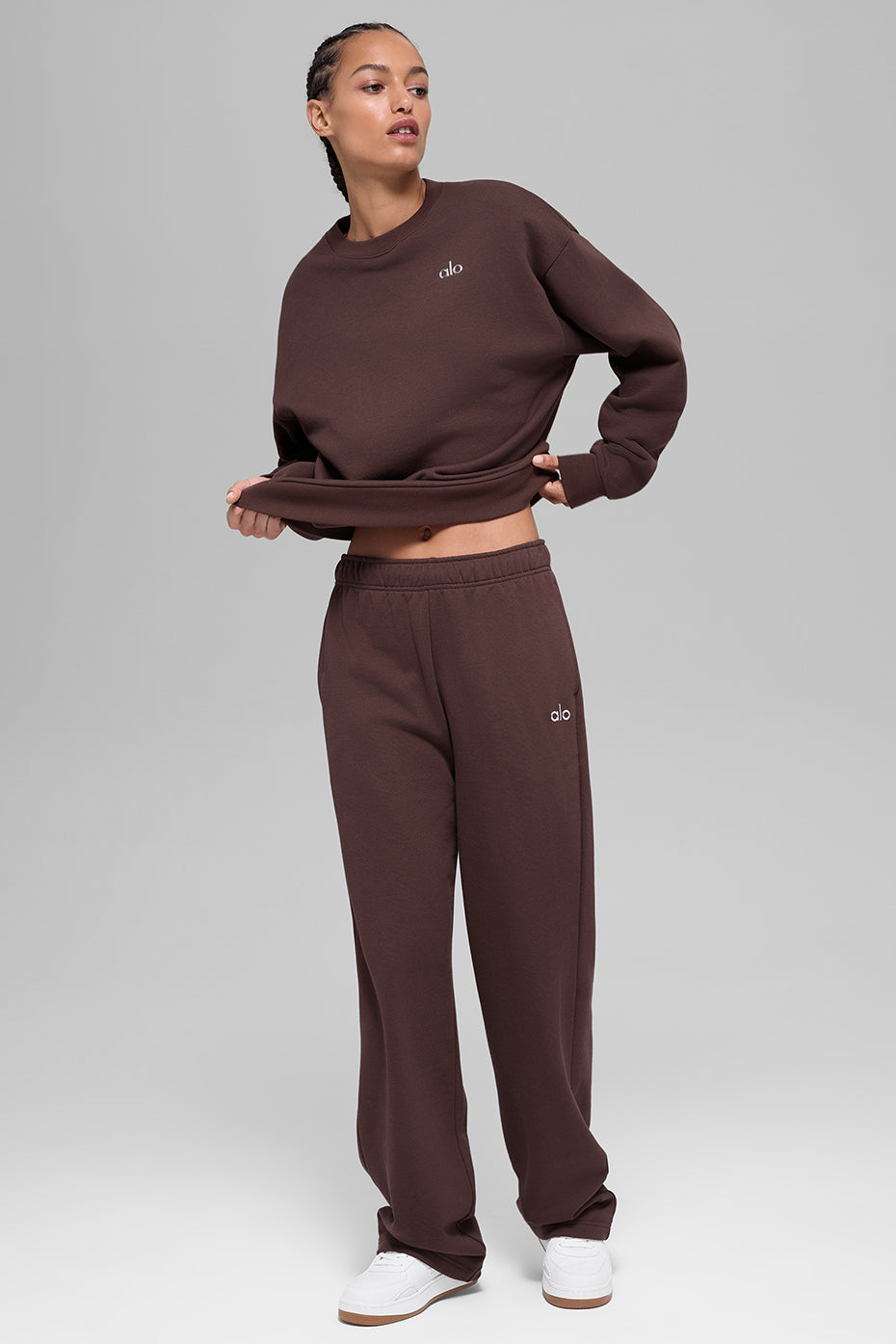 Straight Leg Sweatpant - Brownstone