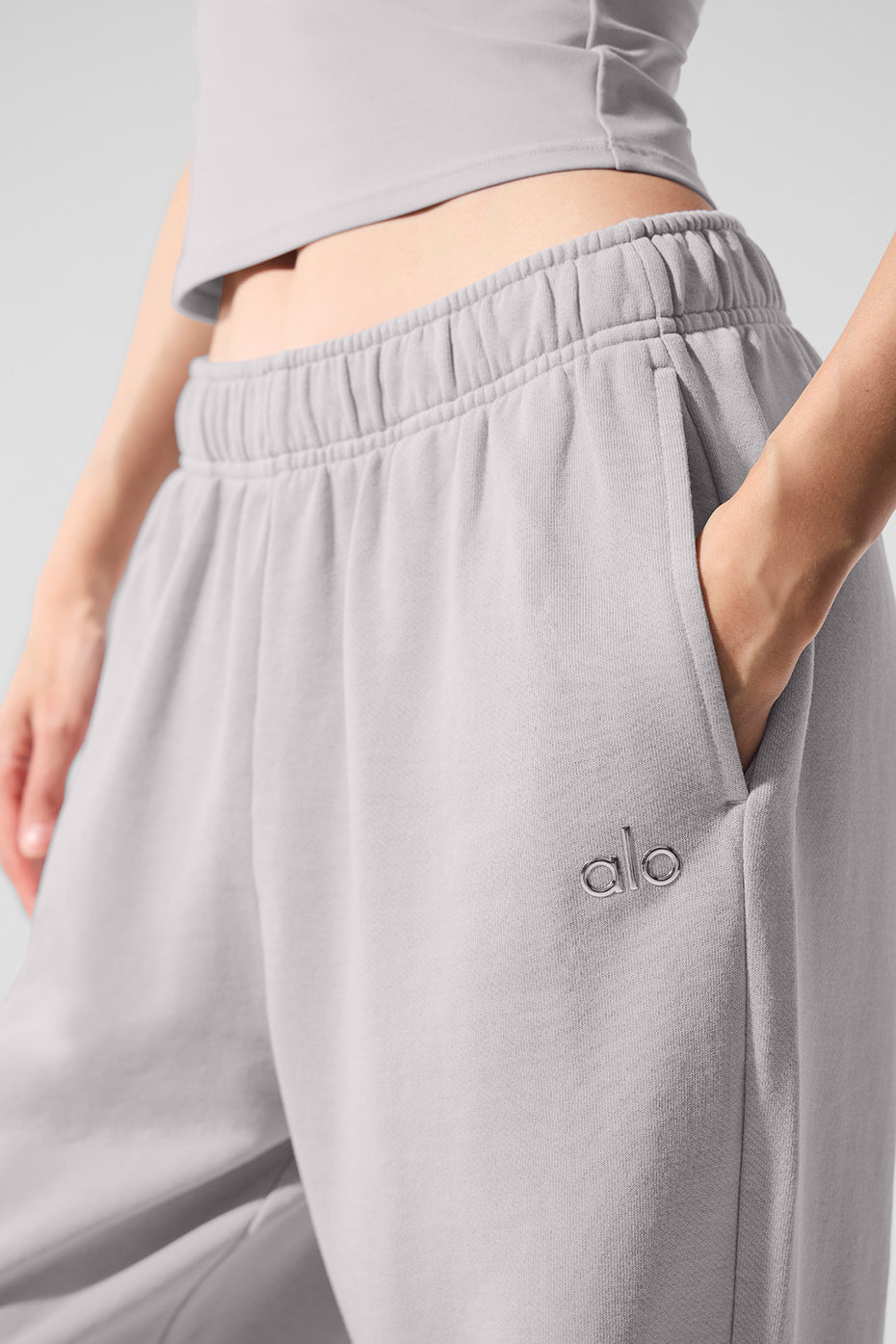 Washed Accolade Straight Leg Sweatpant – Grey Sky Wash