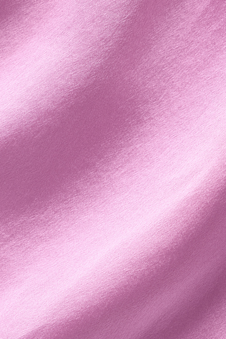 Seiden Luminous verkürztes Hemd mit Knopfleiste und langen Ärmeln – Candy Heart Pink