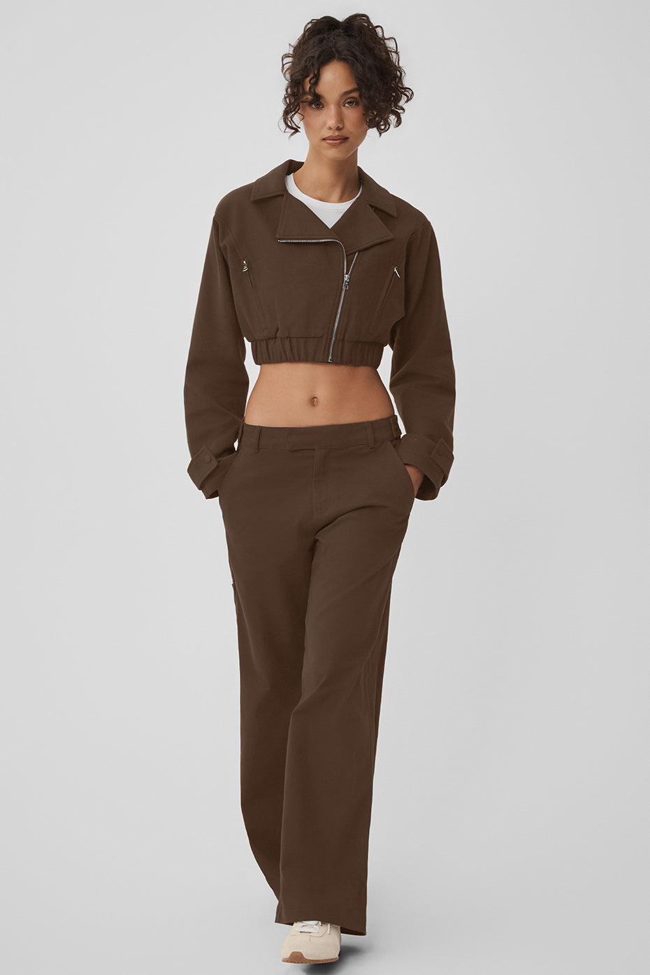 Kurze Cosmopolitan Jacke – Espresso