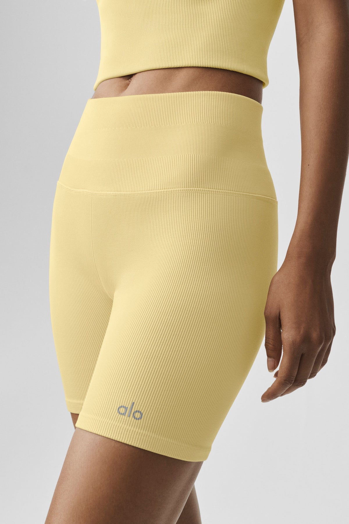 5" Nahtlose gerippte Lieblingsshorts - Warm Butter