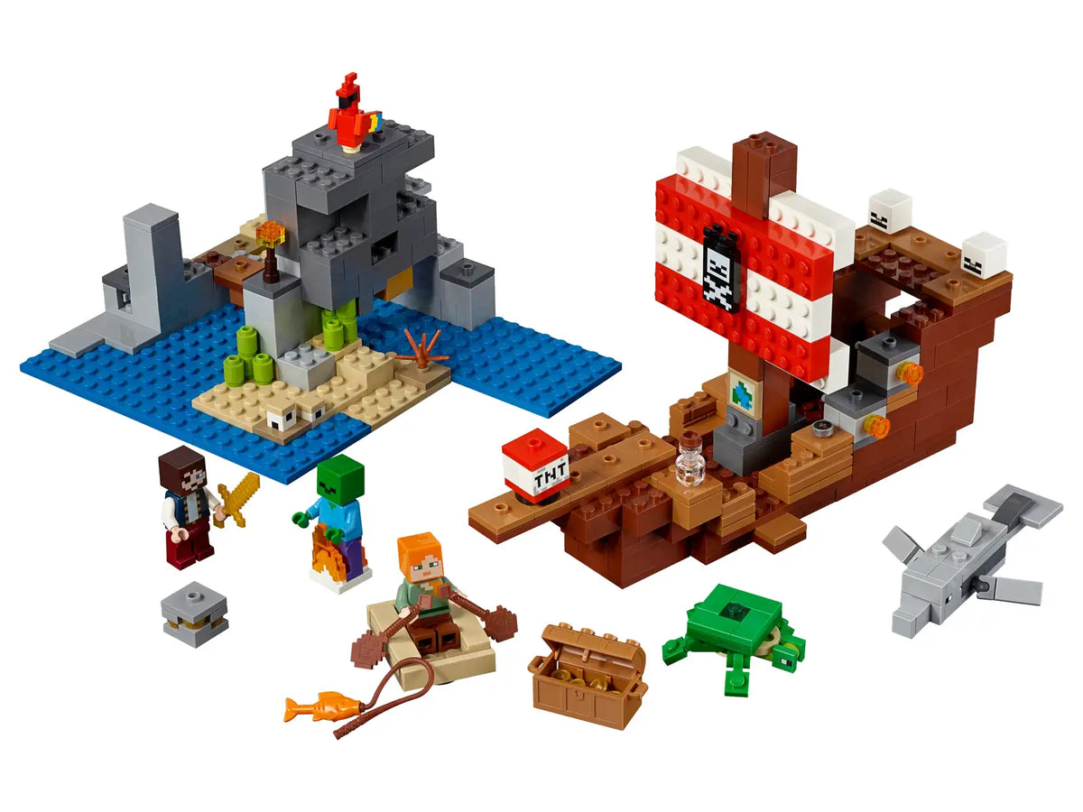 LEGO Minecraft The Pirate Ship Adventure Set (21152)
