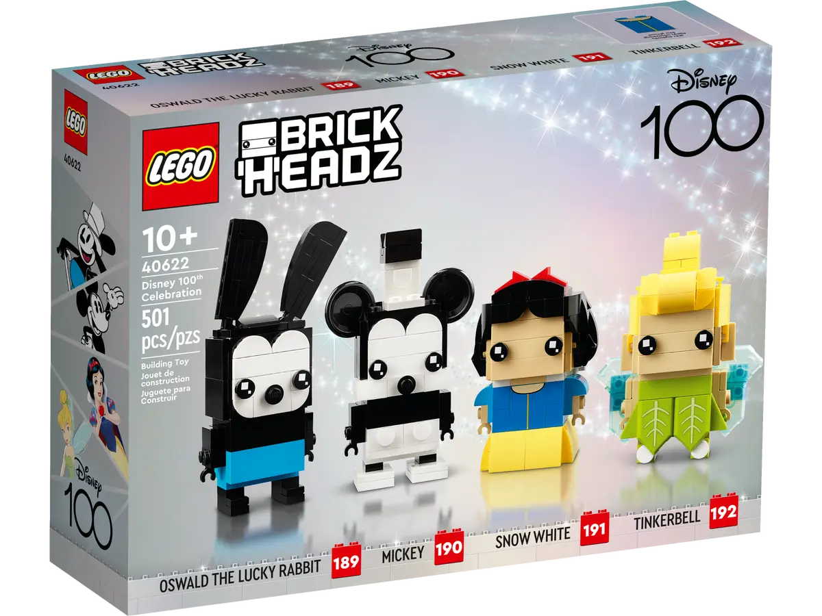 LEGO Disney 100th Celebration BrickHeadz Set (40622)