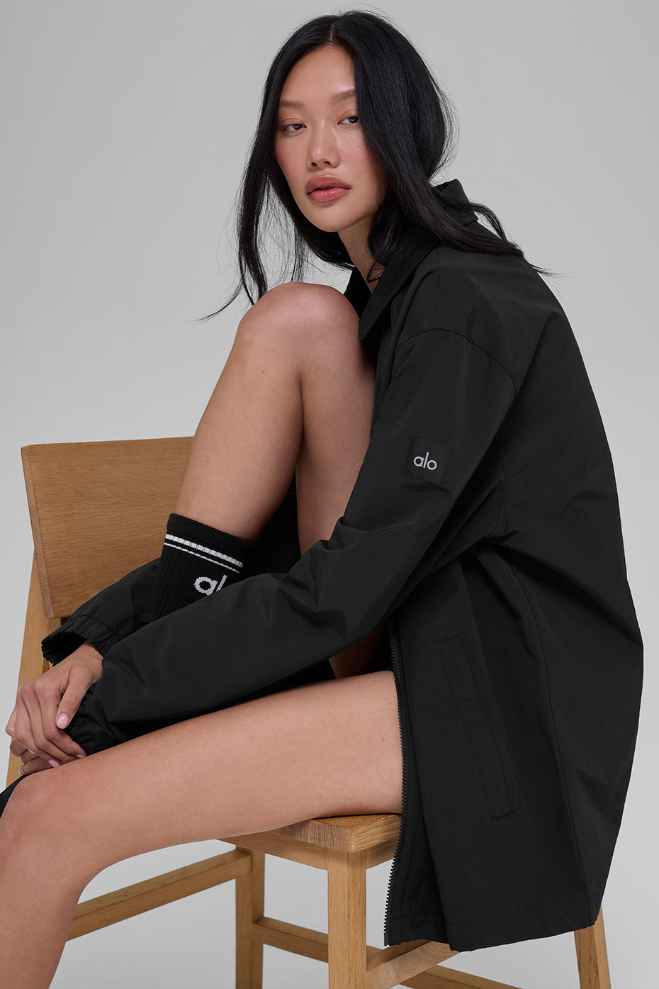 Torrent Overshirt – Schwarz