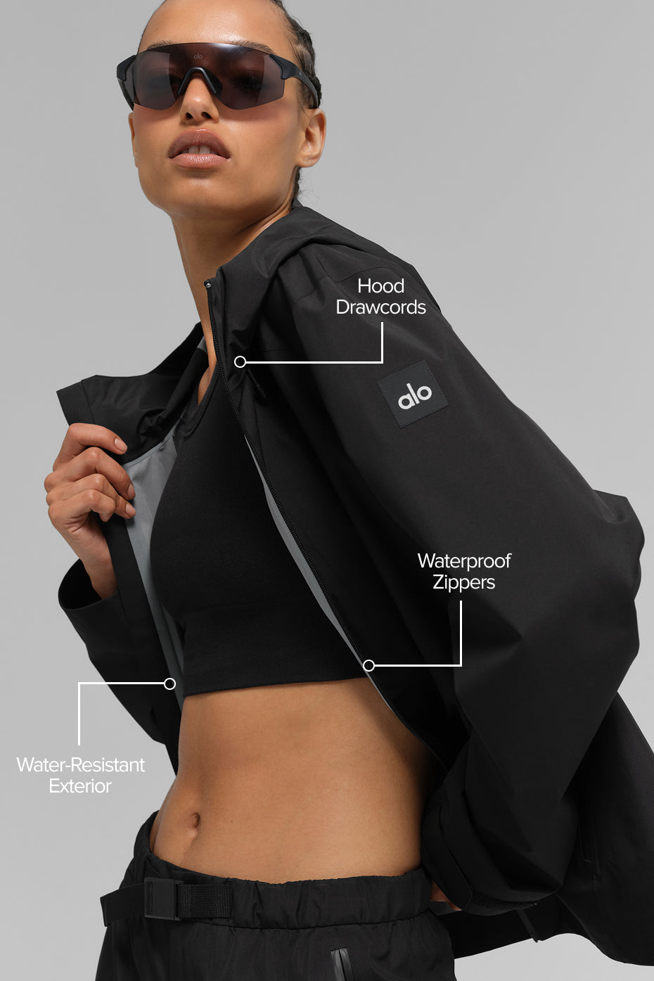 Alpha Shell-Jacke - Schwarz