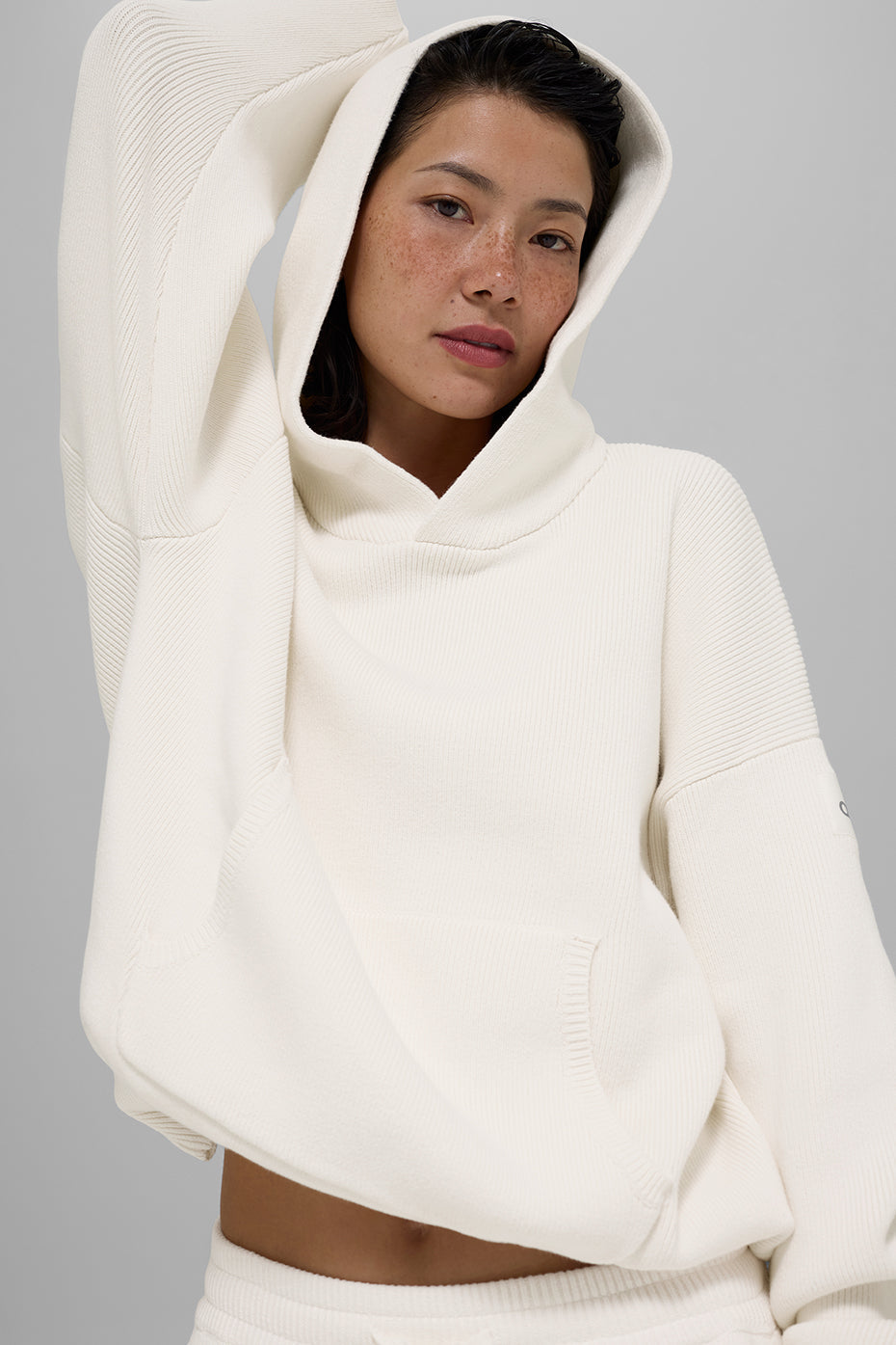 Scholar Hooded Sweater - Ivory