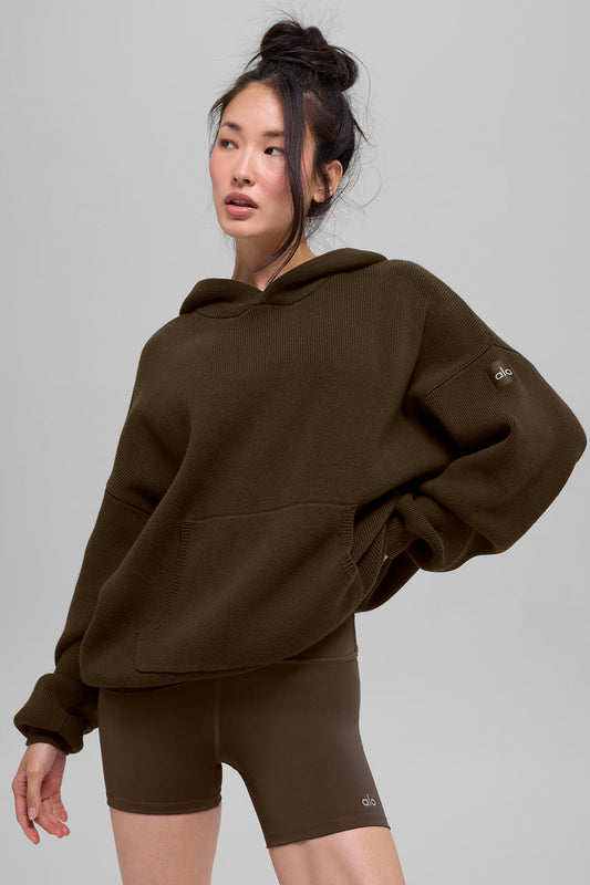 Kapuzenpullover Scholar – Espresso