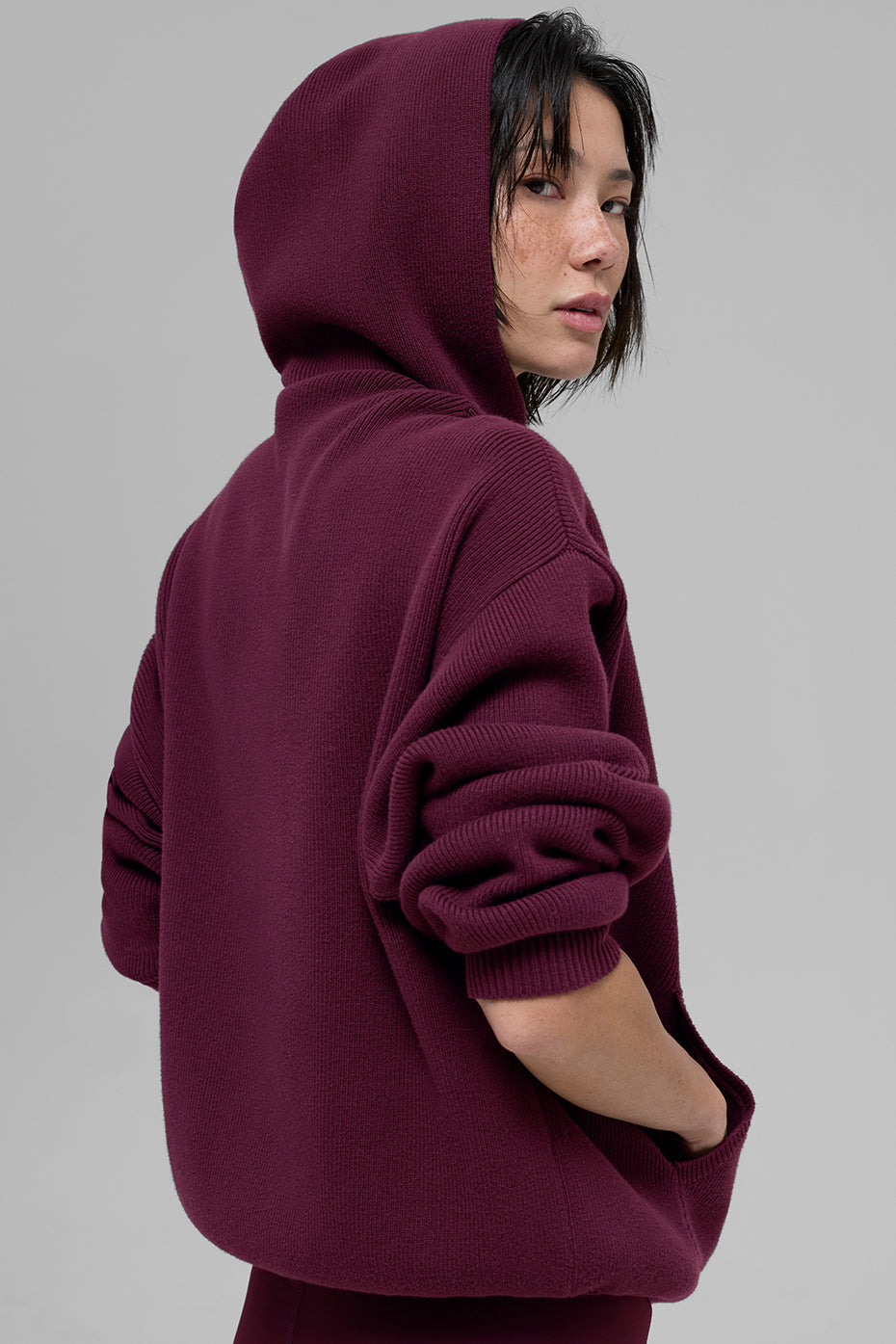 Scholar Kapuzenpullover – Burgund
