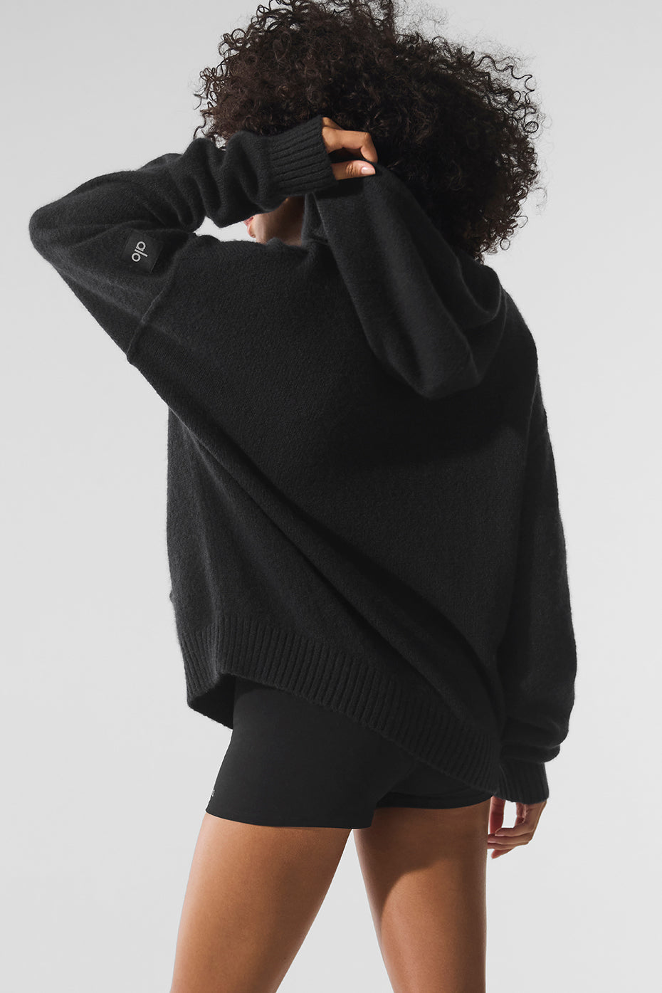 Wool Cashmere New Class Hoodie - Black