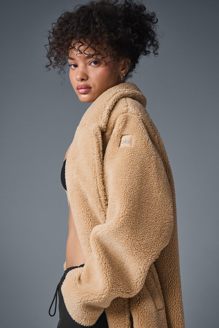 Oversized Sherpa Trench - Camel