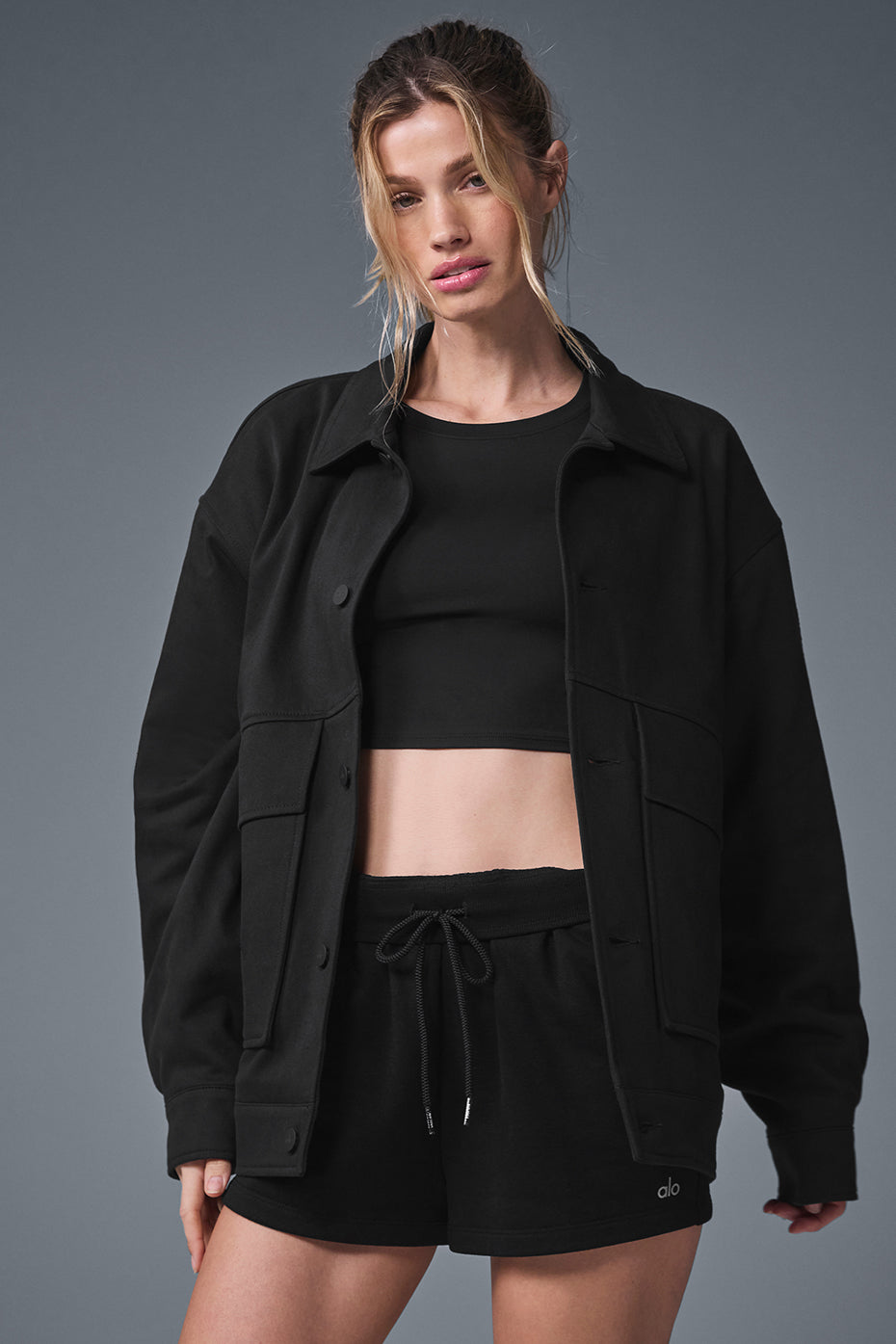 Unisex One Up Jacke - Schwarz