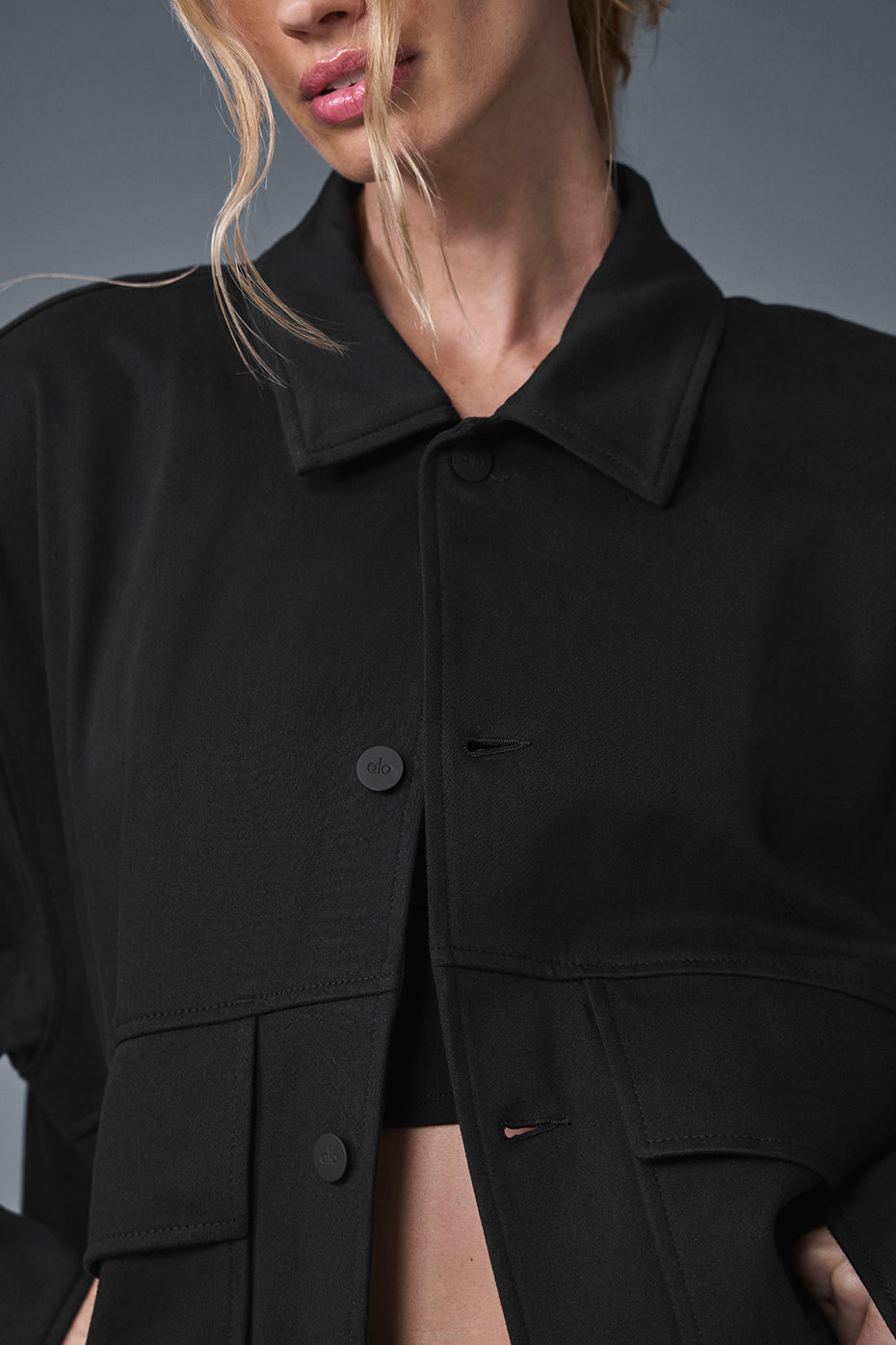 Unisex One Up Jacke - Schwarz
