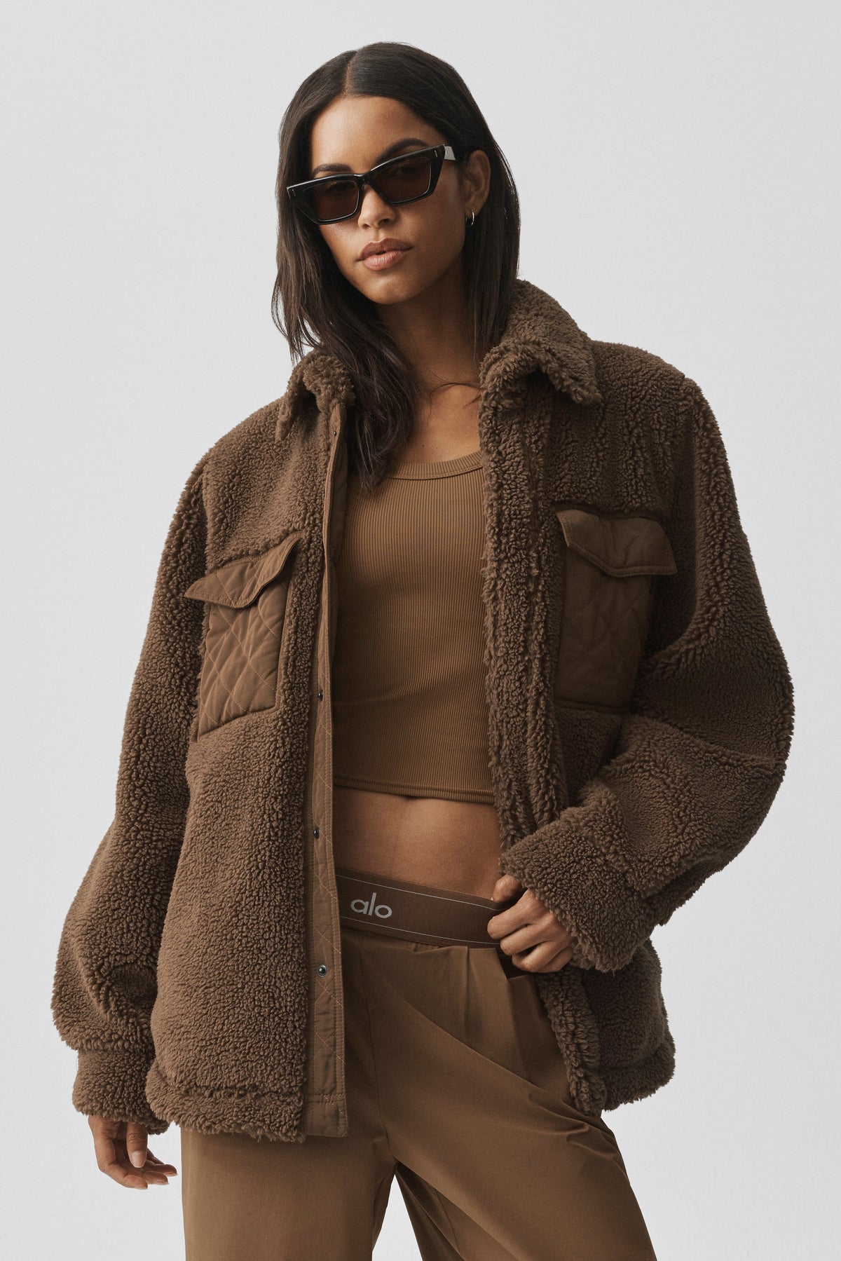 Sherpa-Edge-Hemdjacke - Java-Braun