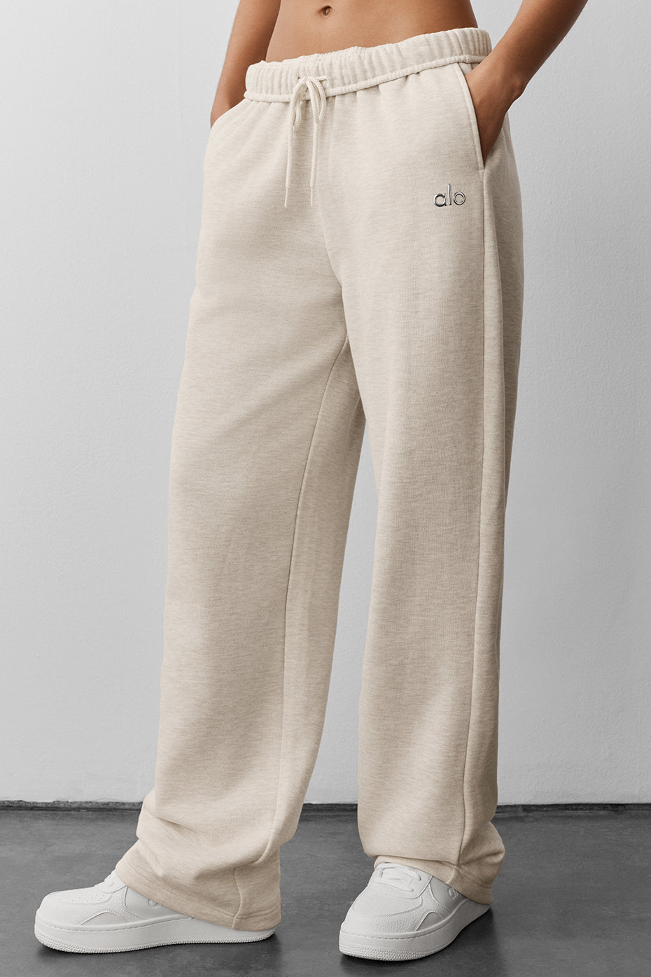 Straight Leg Sweatpant - Oatmeal Heather