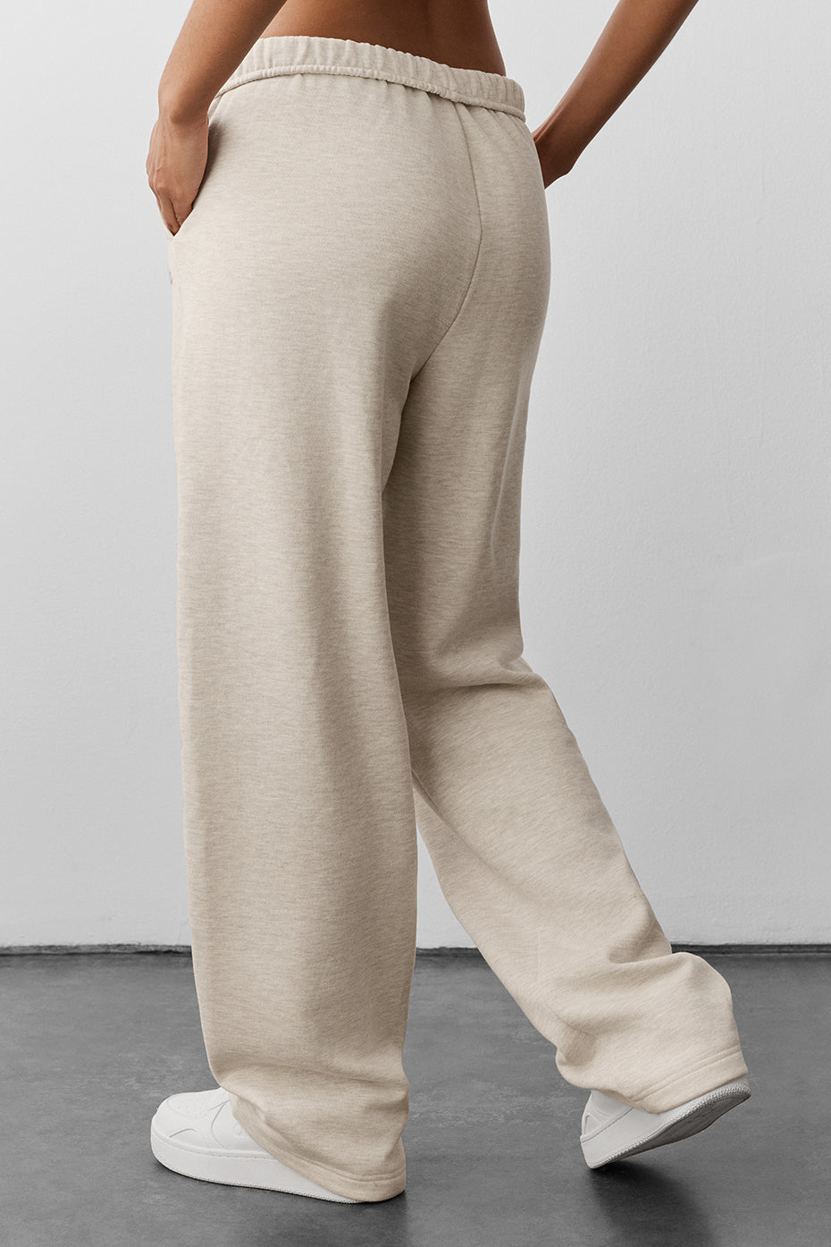 Straight Leg Sweatpant - Oatmeal Heather