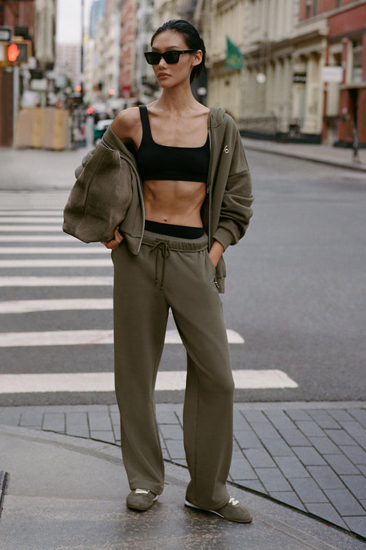 Straight Leg Sweatpant - Olive Tree
