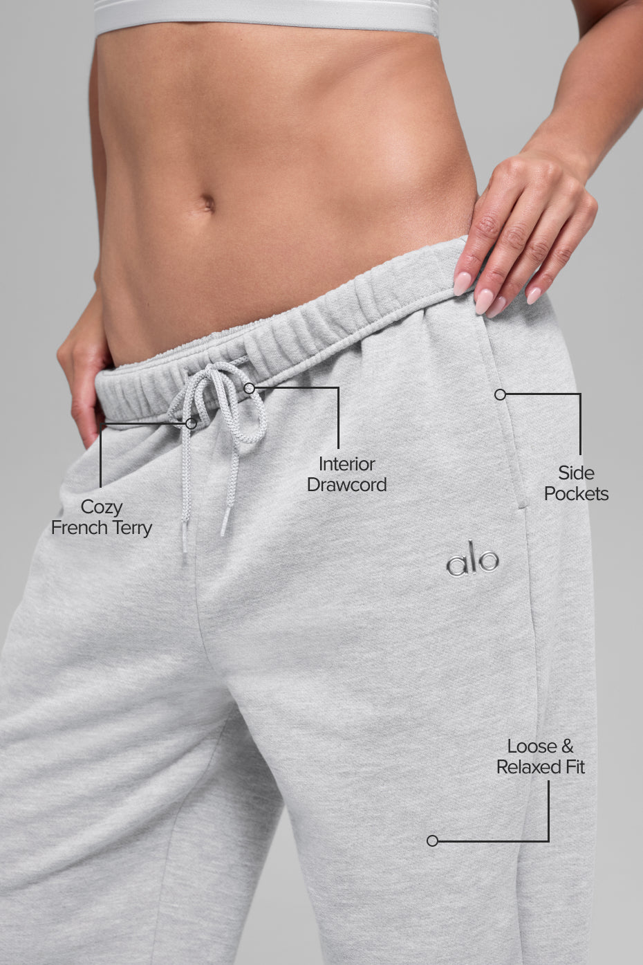 Straight Leg Sweatpant - Athletic Heather Grey