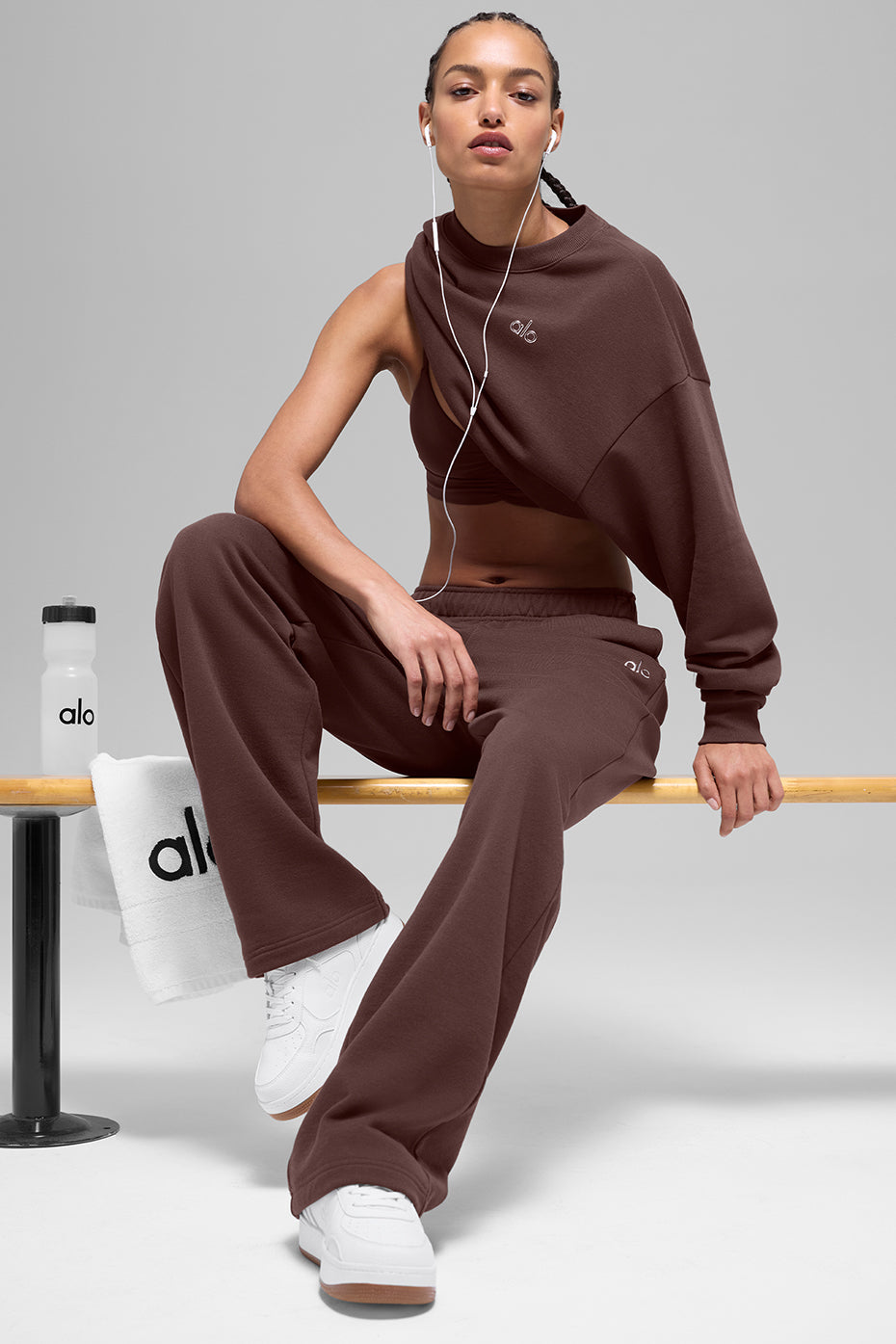 Straight Leg Sweatpant - Brownstone