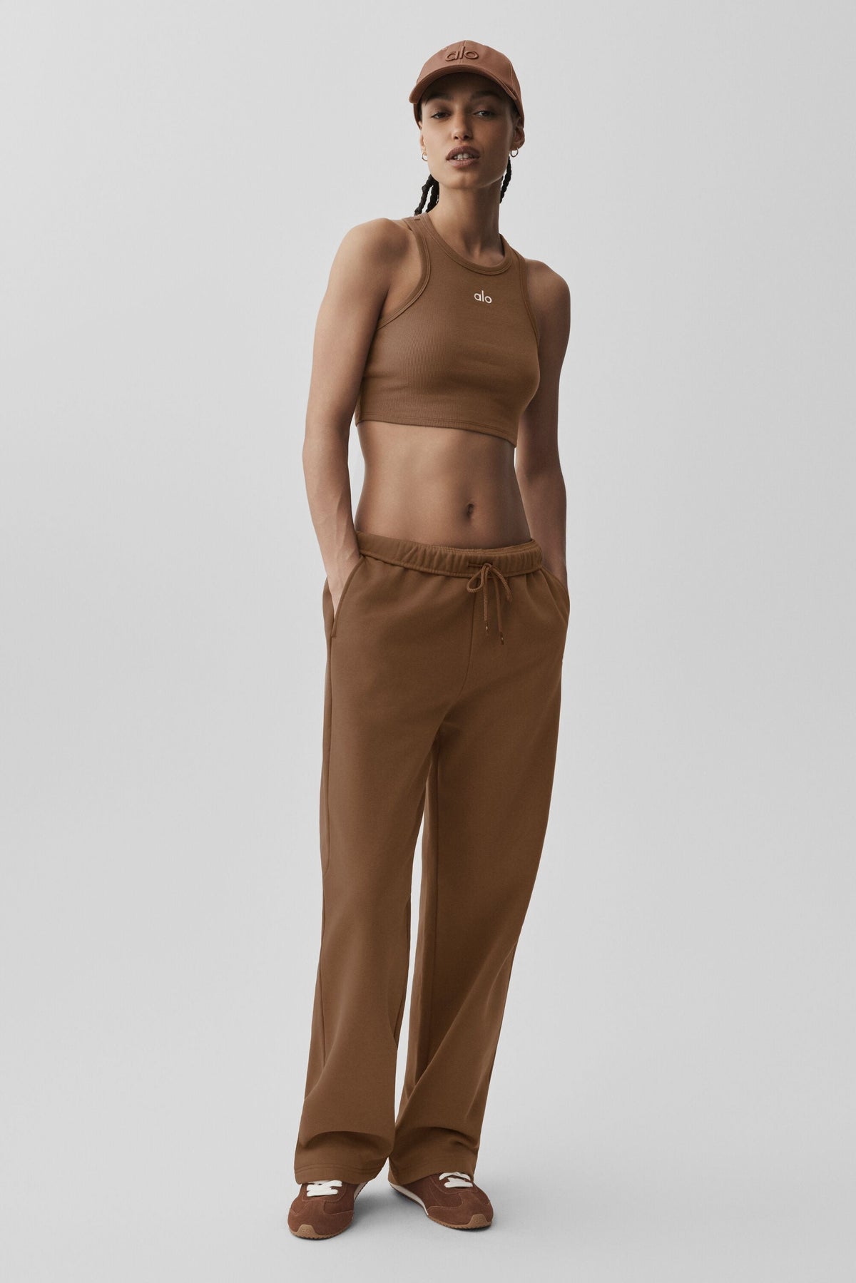 Straight Leg Sweatpant - Sun Kissed Brown