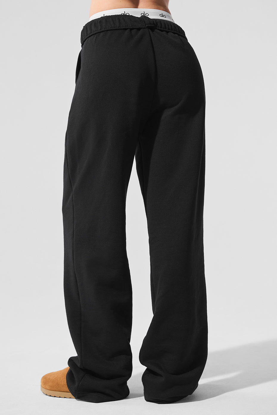 Straight Leg Sweatpant - Black