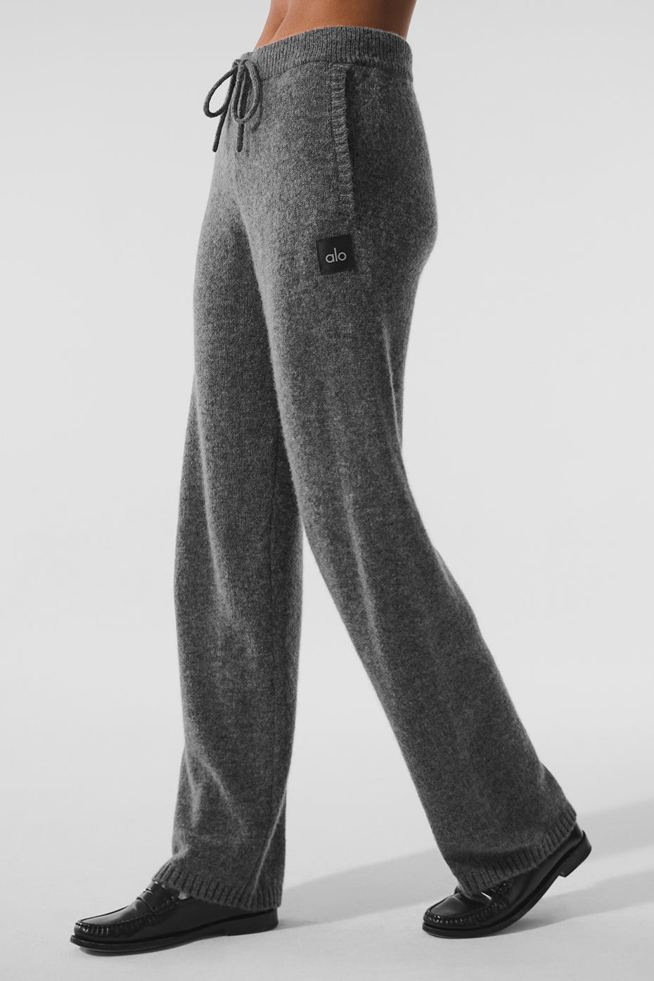 Sweatpant aus Wolle und Kaschmir, Neue Kollektion – Platin-Grau