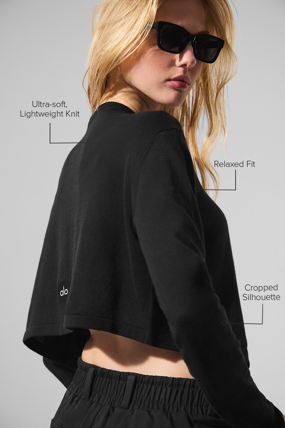 Supernatural Strickjacke - Schwarz