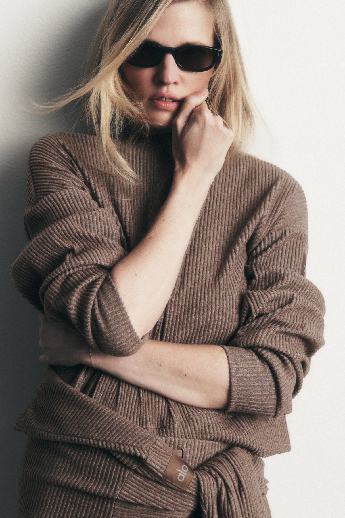 Muse Rundhals-Pullover – Java Brown Heather