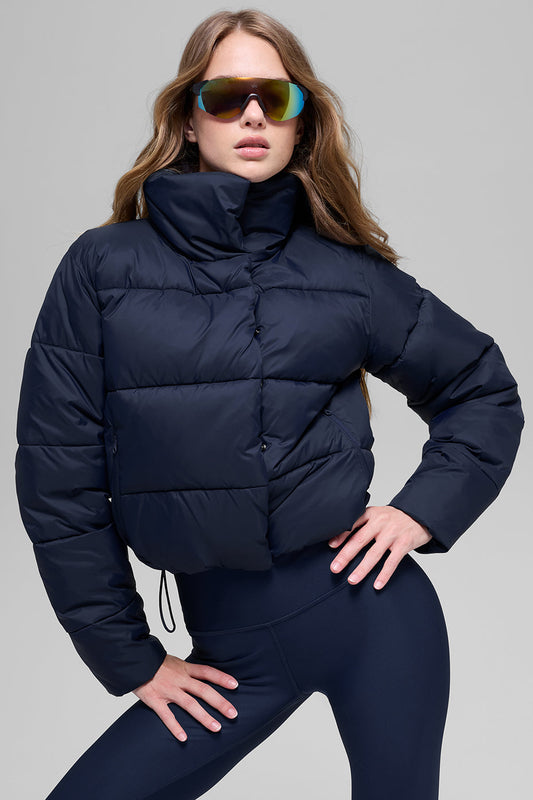 Gold Rush Puffer - Marineblau