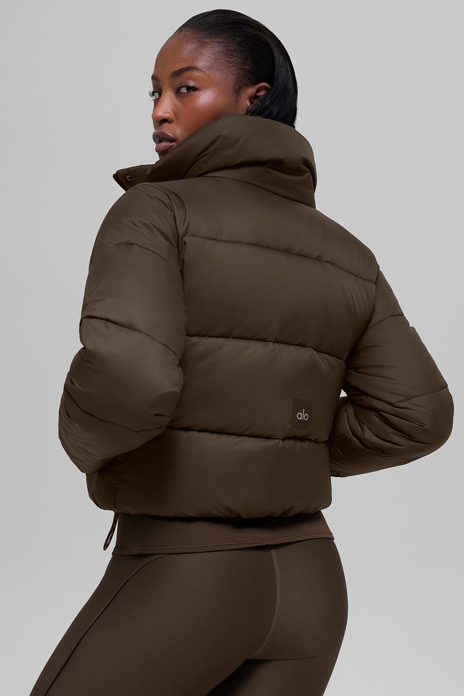 Gold Rush Puffer - Espresso