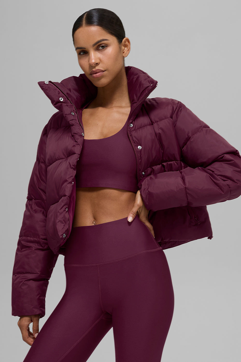 Goldrausch-Puffer - Burgund