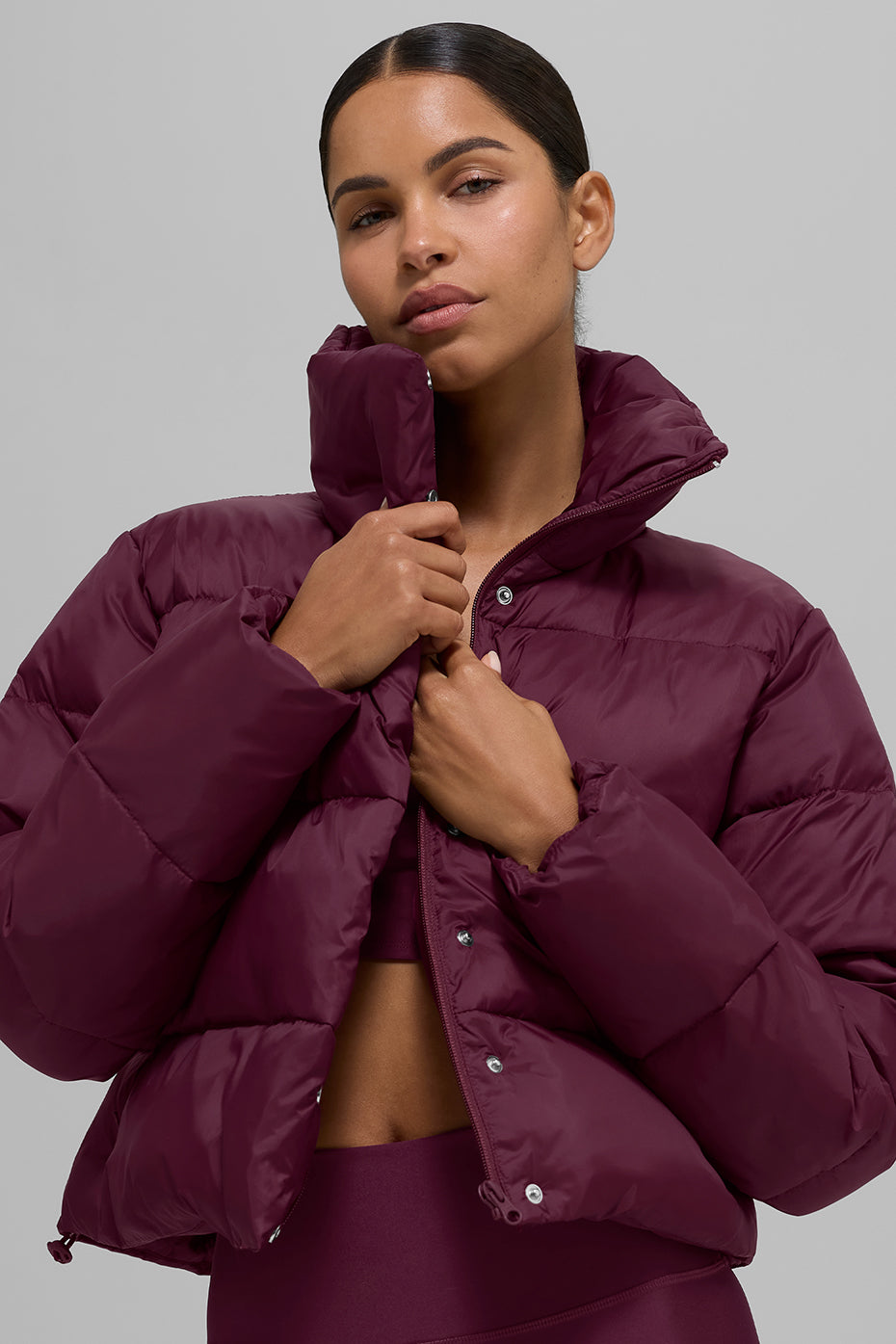 Goldrausch-Puffer - Burgund