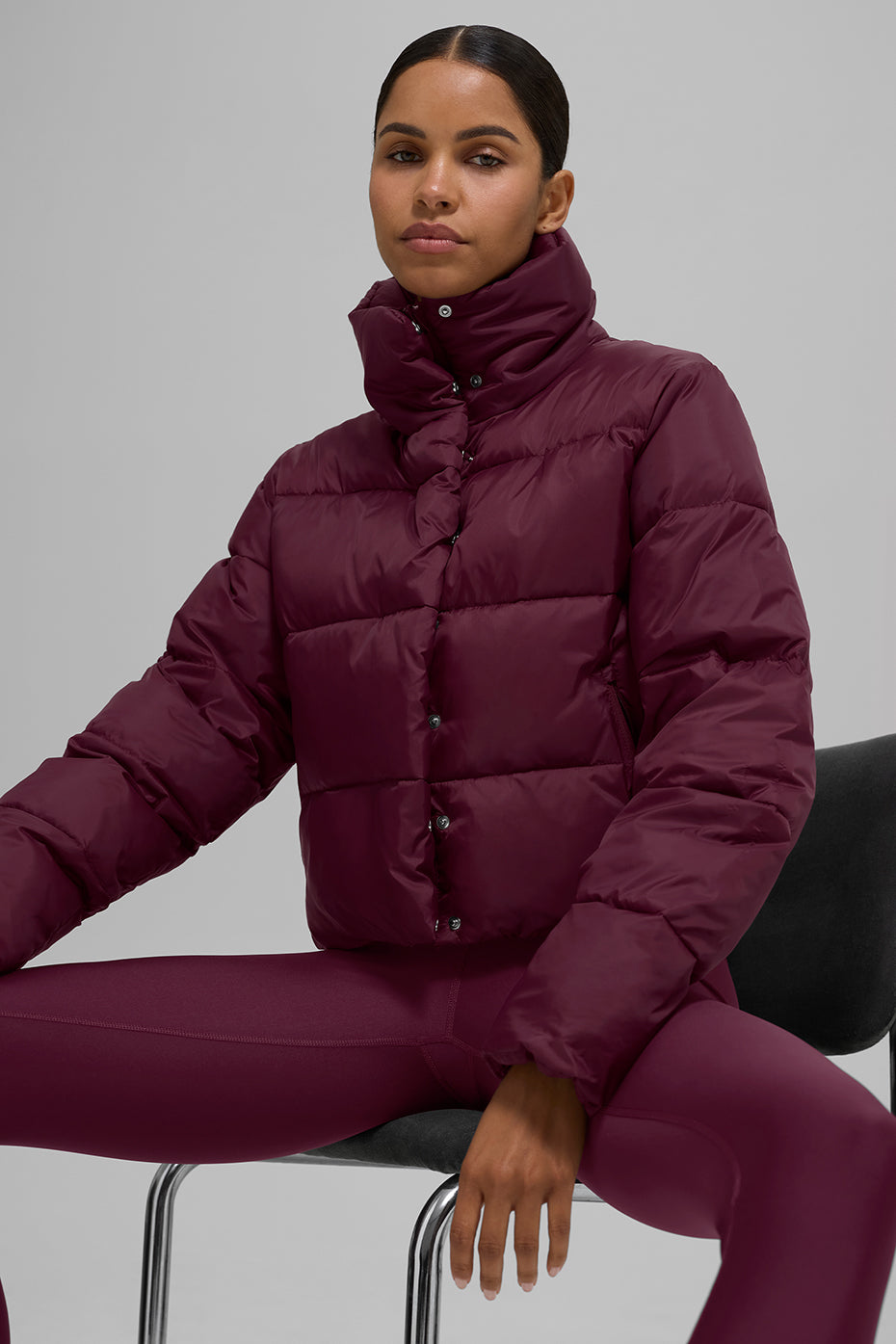 Goldrausch-Puffer - Burgund