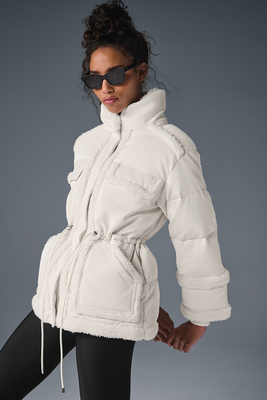 Ice Breaker Pufferjacke - Elfenbein
