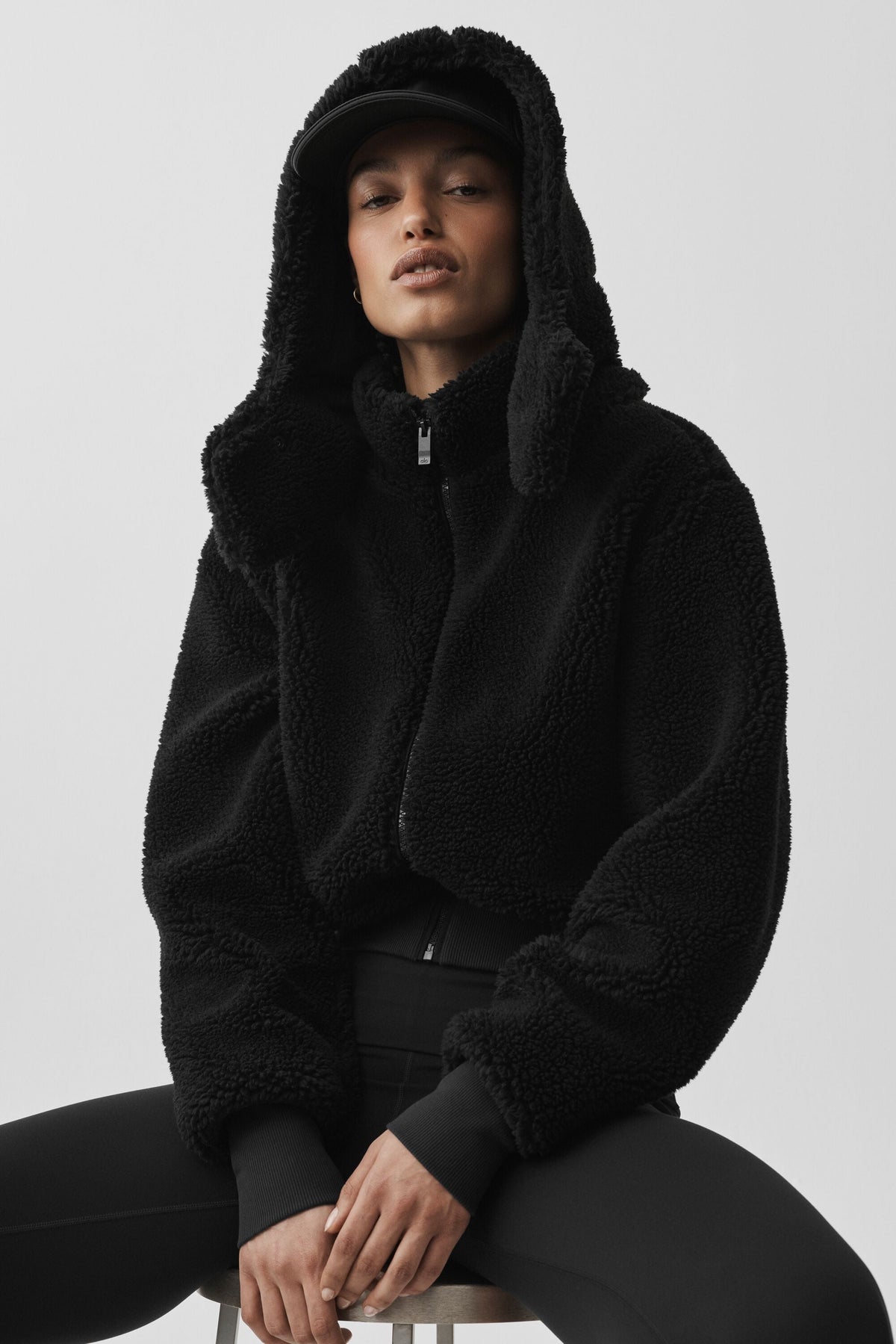 Foxy Sherpa Jacke - Schwarz