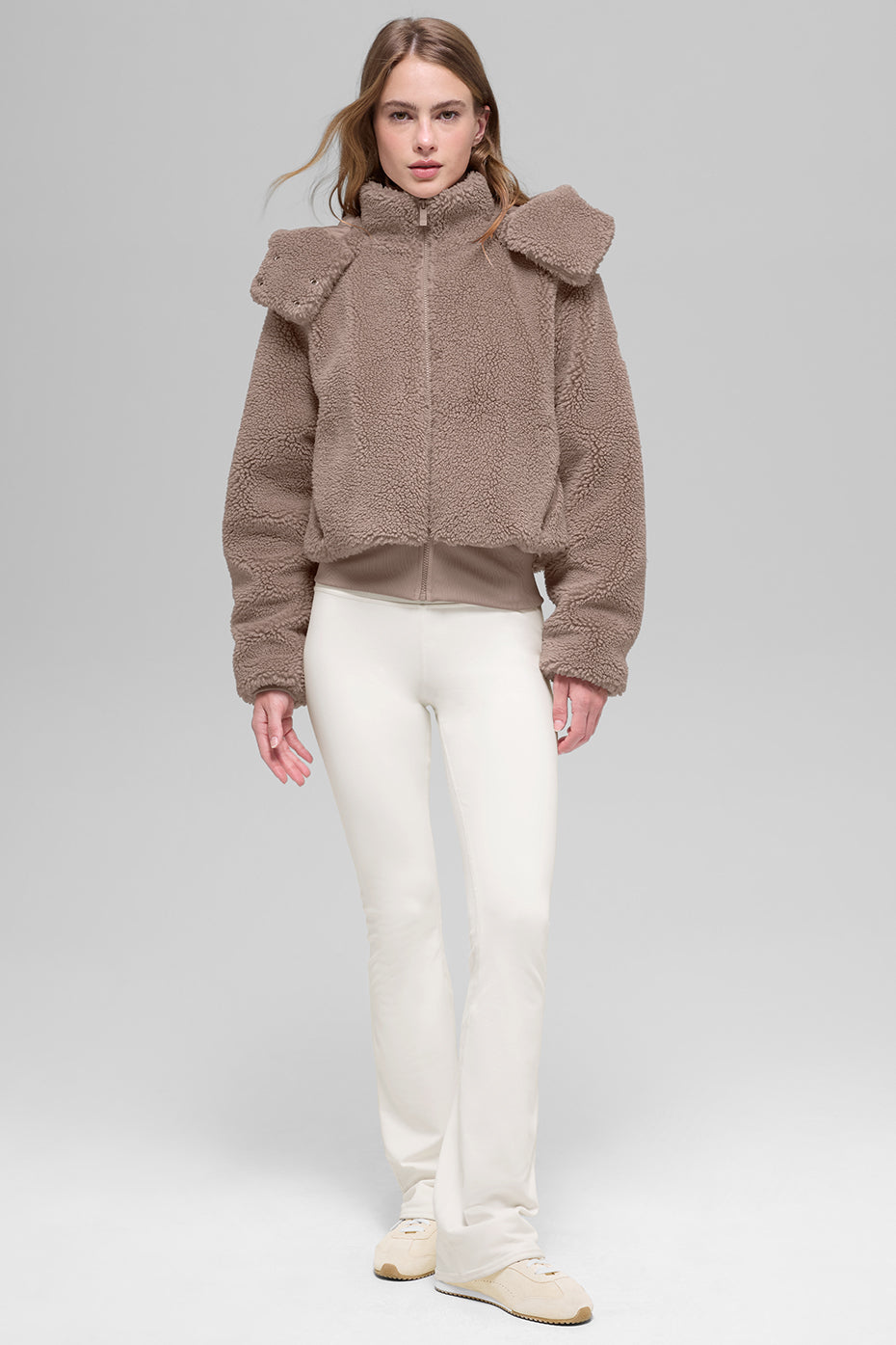 Foxy Sherpa Jacke – Chai Latte
