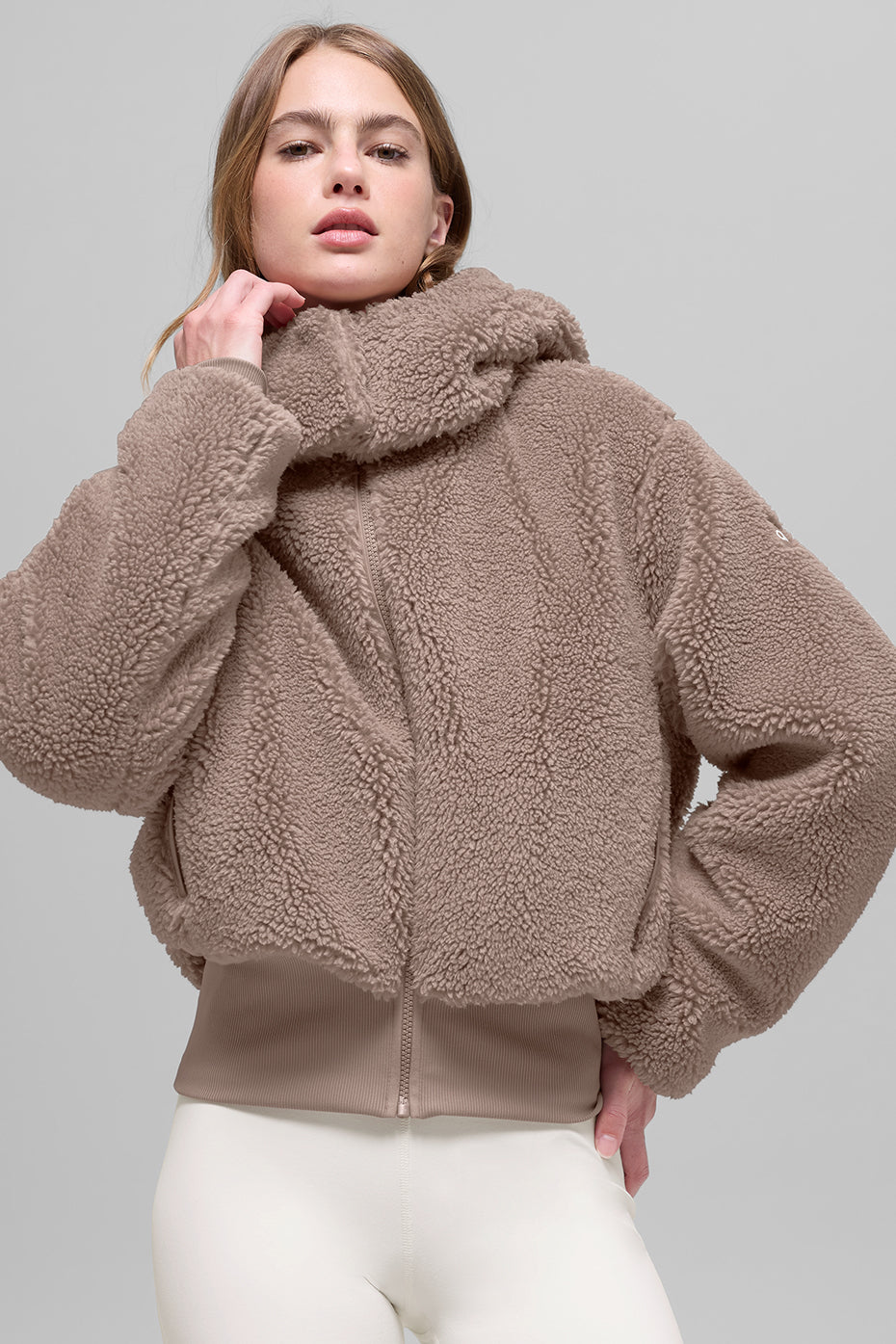 Foxy Sherpa Jacke – Chai Latte