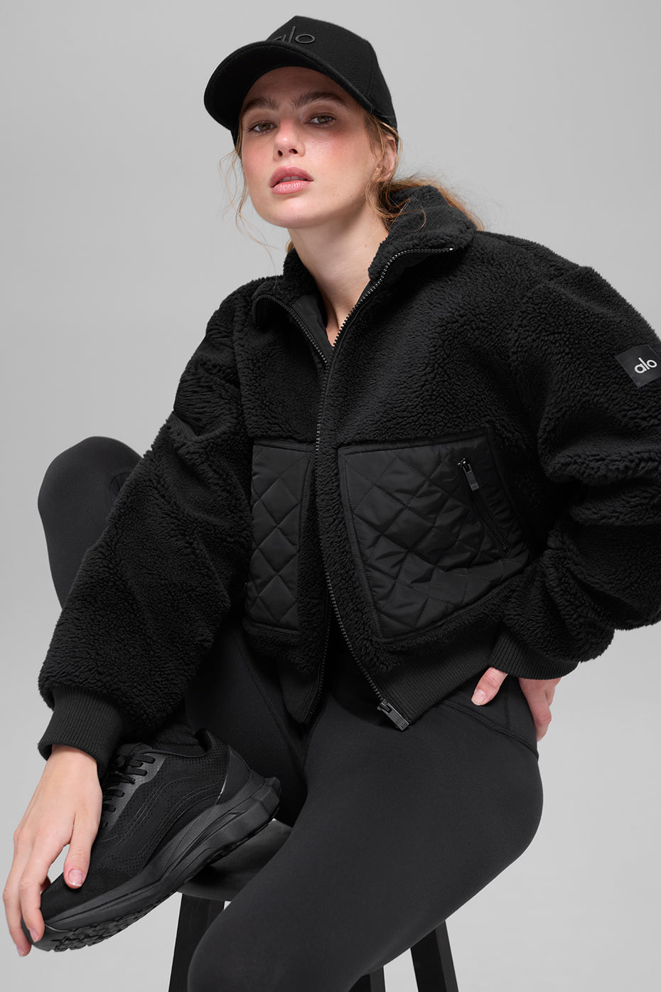 Sherpa Edge Bomber - Schwarz
