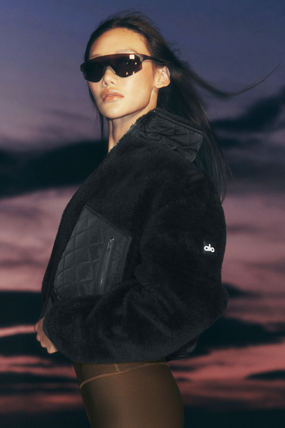 Sherpa Edge Bomber - Schwarz