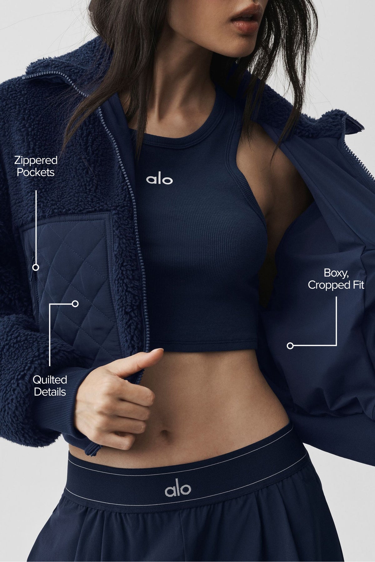 Sherpa Edge Bomber - Marineblau