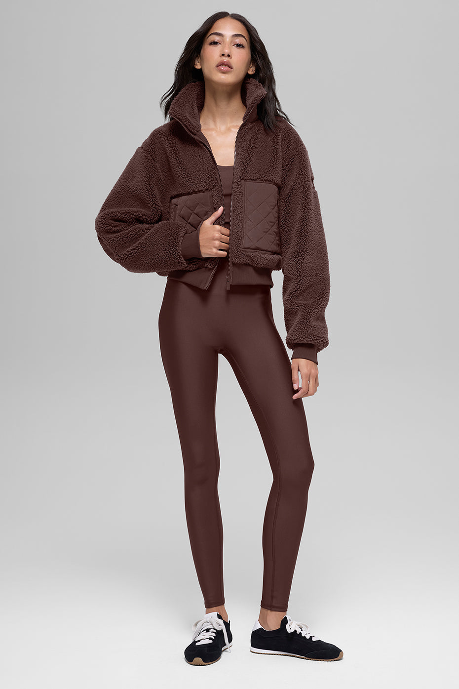 Sherpa-Edge-Bomberjacke – Brownstone