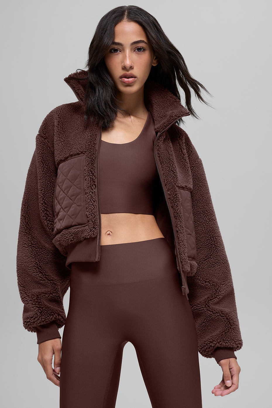 Sherpa-Edge-Bomberjacke – Brownstone