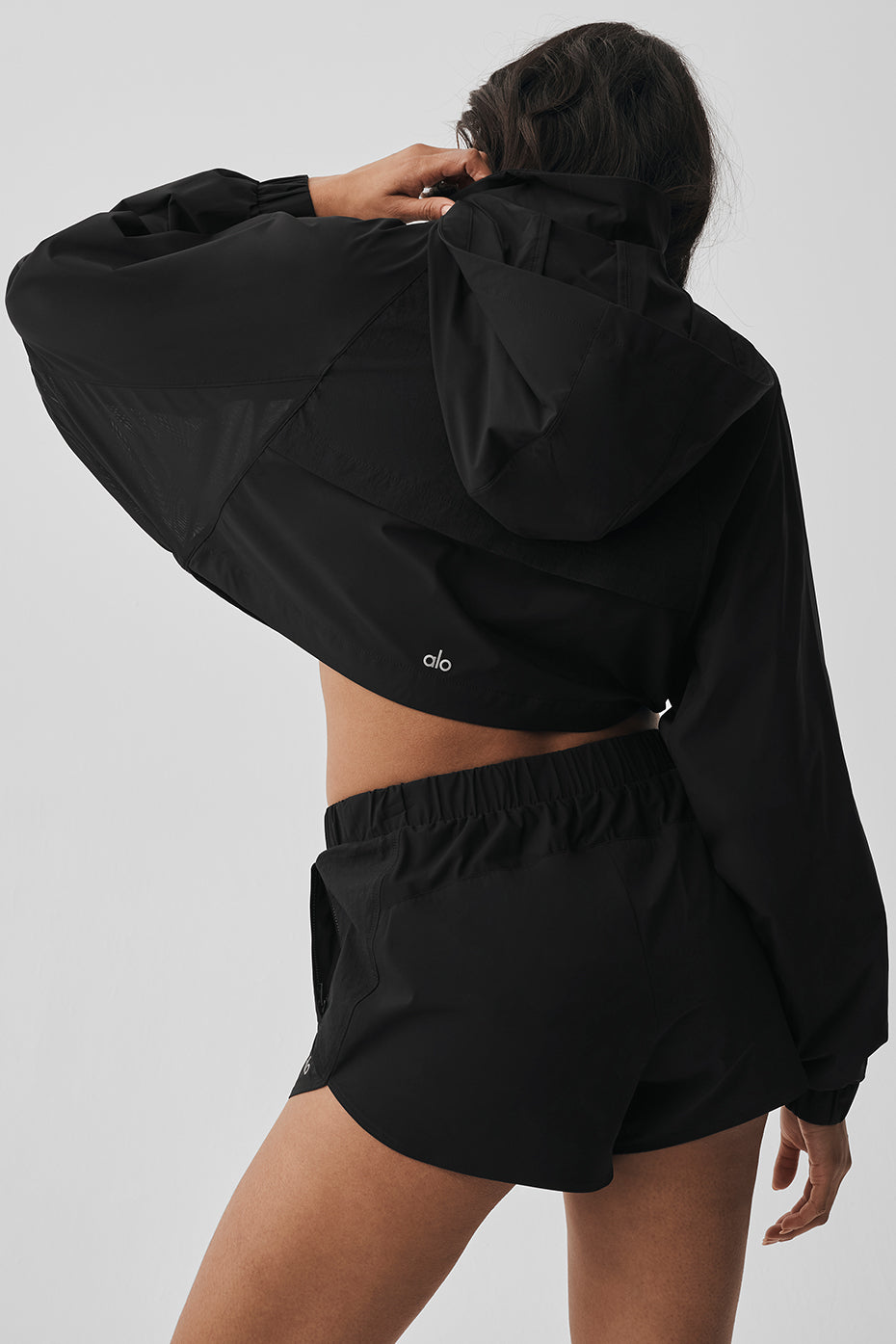 Cropped Playmaker Jacket - Black