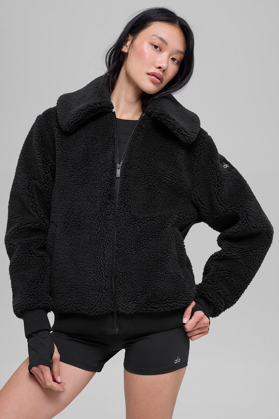 Sherpa Downtown Jacke - Schwarz