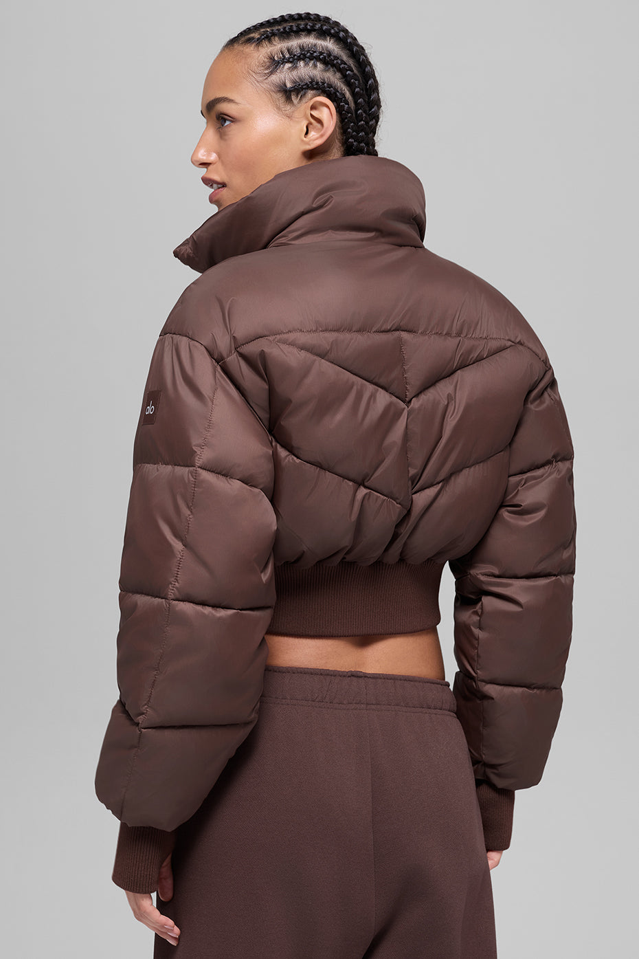 Kurze Daunenjacke Atmosphere – Brownstone