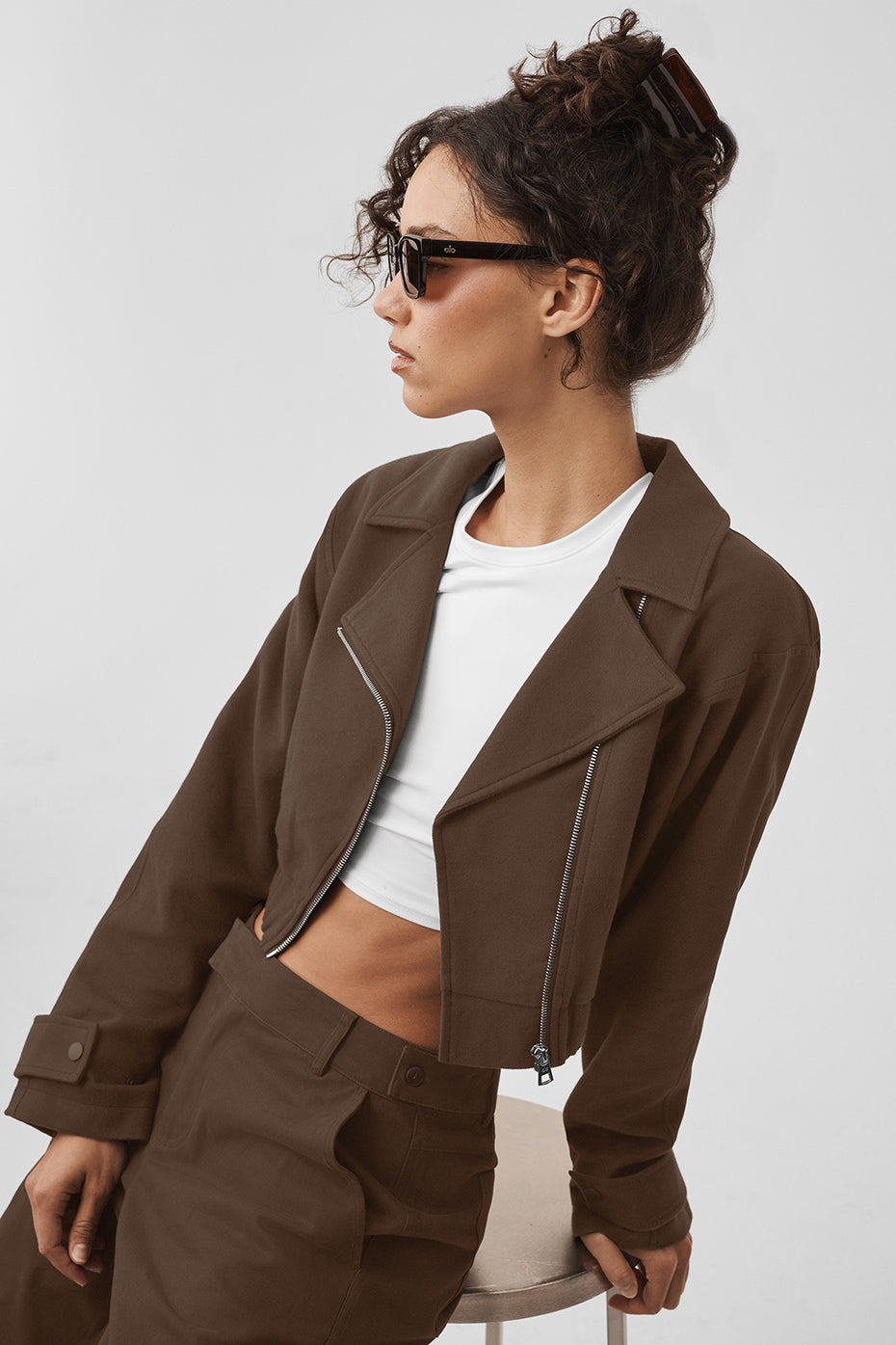 Kurze Cosmopolitan Jacke – Espresso