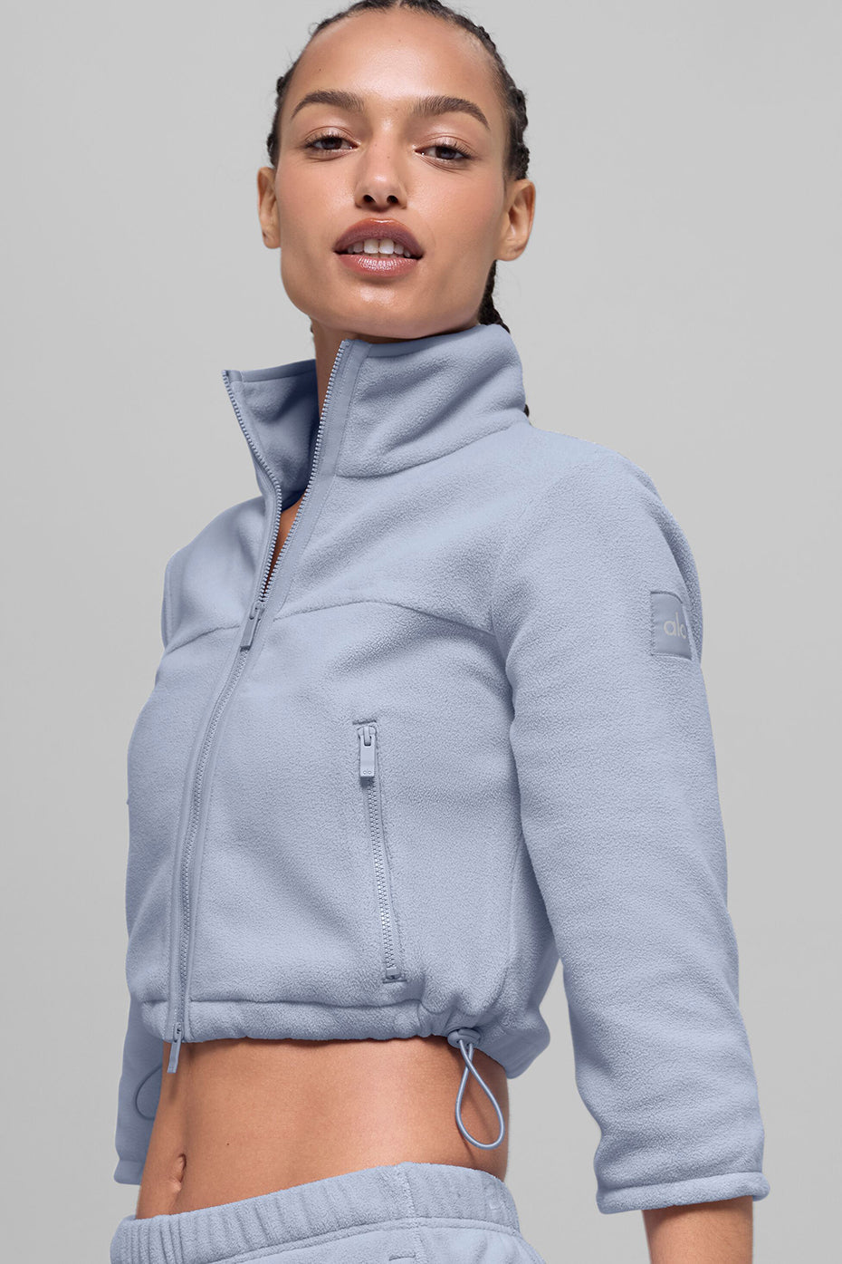 Polar-Fleece-Jacke „Retreat“ in verkürzter Passform – Winterfrost