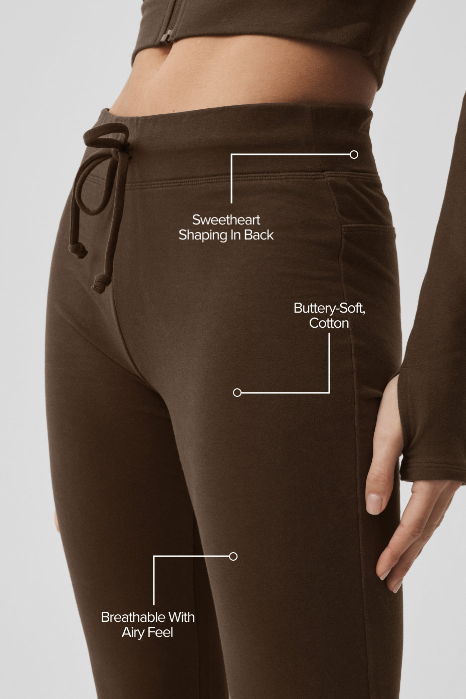 Sway Bootcut Sweatpant - Espresso