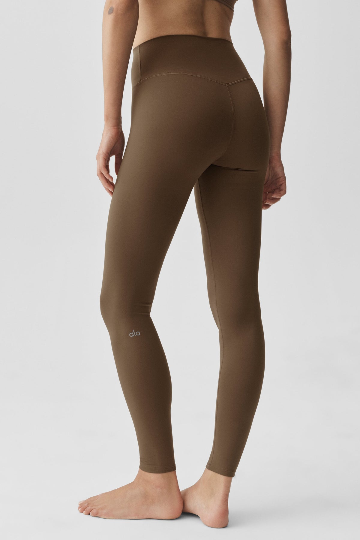ALO Softsculpt High-Waist Leggings - Java Brown
