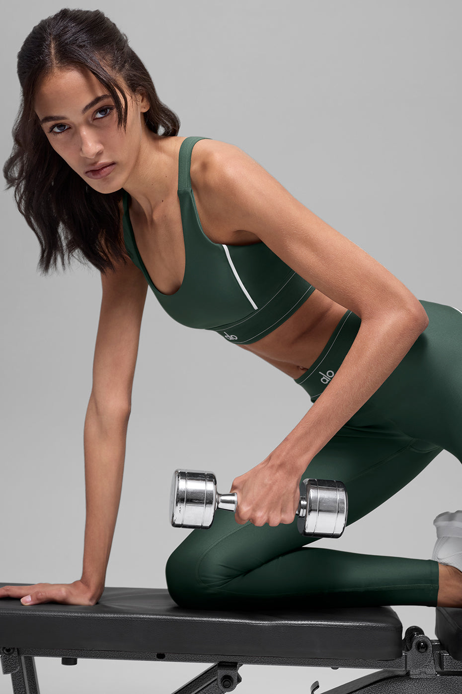 Airlift Suit Up Bra – Kleeblattgrün/Weiß