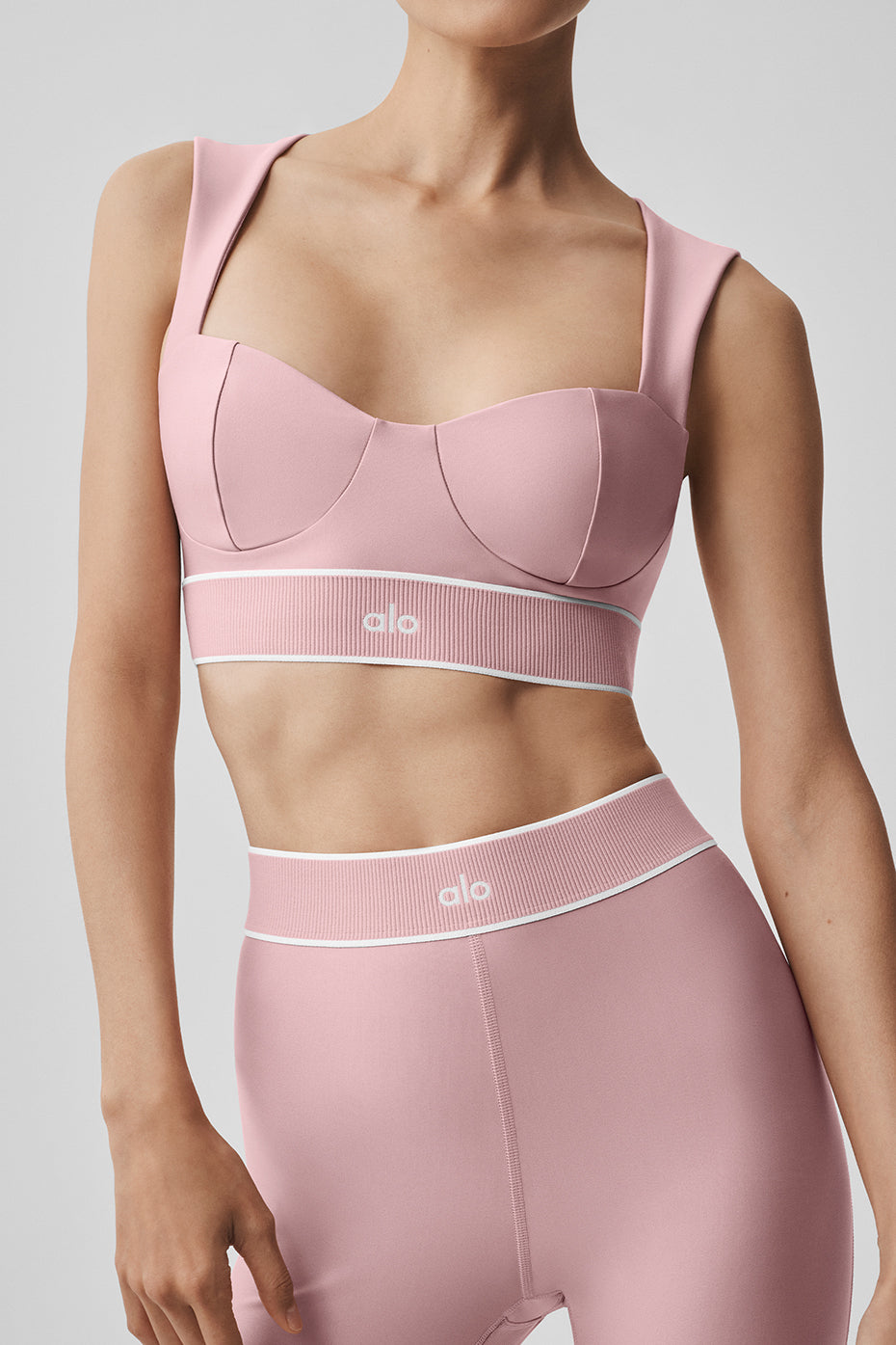 Airlift Alignment BH – Vintage Pink/Weiß